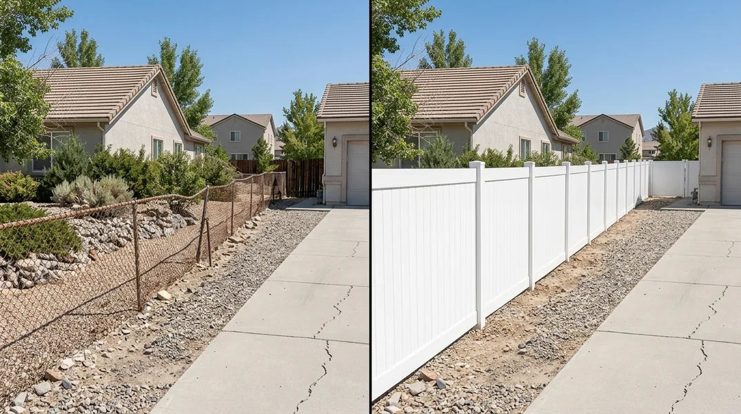 Reno Fence Cost Guide 2026: What Wood, Vinyl and Iron Really Run