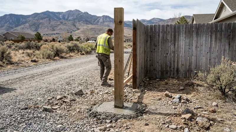 Fence Post Repair & Replacement Reno